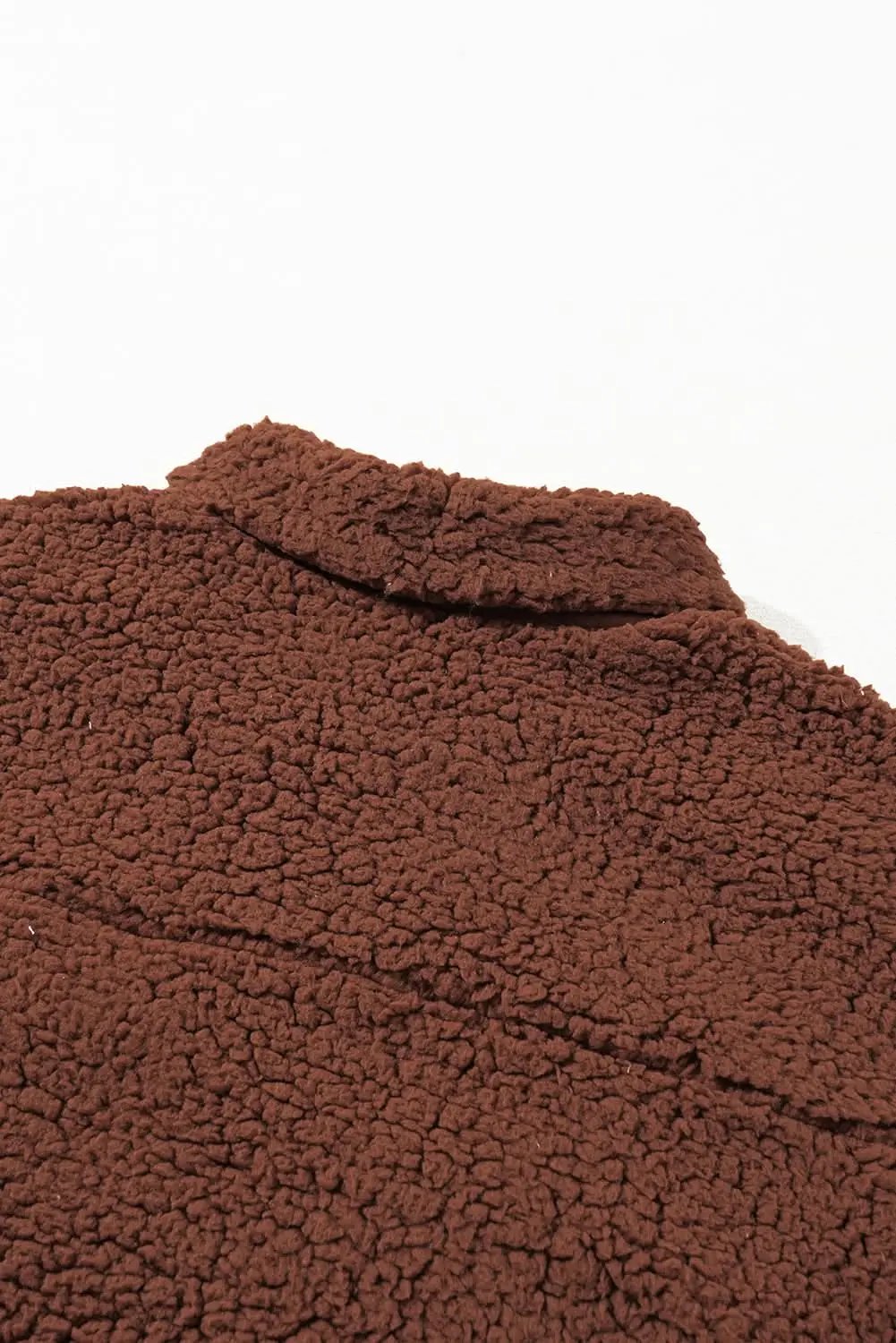 Cozy red teddy bear jacket - Love Salve